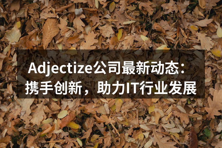 Adjectize公司最新动态：携手创新